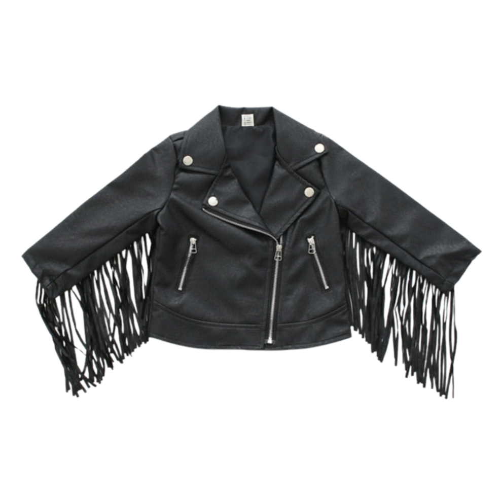 Tassel Leather Jacket
