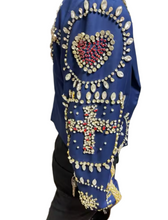 Load image into Gallery viewer, Luxury Beaded Short Blazer
