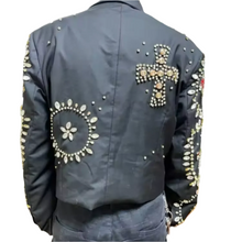 Load image into Gallery viewer, Luxury Beaded Short Blazer
