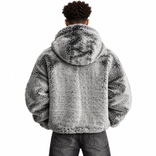 Load image into Gallery viewer, Luxe Faux Fur  Hooded Coat
