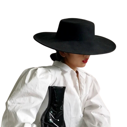 Wide Brim Fedora Hat