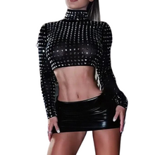 Load image into Gallery viewer, Mesh Crystal Dress Set
