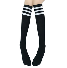 Load image into Gallery viewer, Striped Knee High Socks
