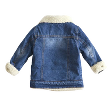 Load image into Gallery viewer, Thick Teddy Denim Jacket
