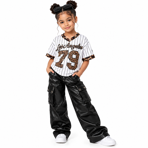 LA Leopard Sports Top