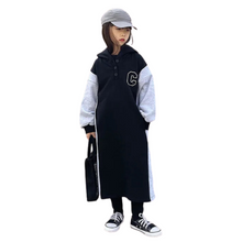 Load image into Gallery viewer, Patch Letter Hoodie Dress
