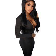 Load image into Gallery viewer, Backless Hooded Jumpsuit
