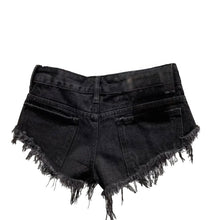 Load image into Gallery viewer, Rough Edge Mini Denim Shorts
