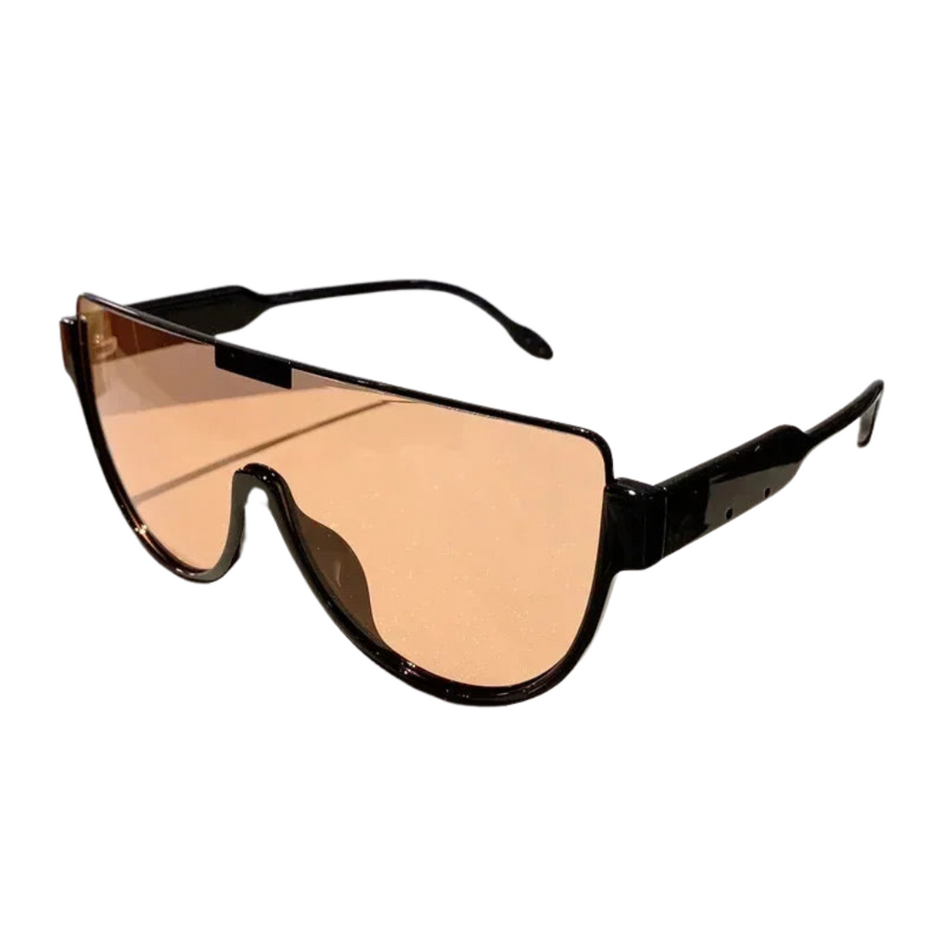 Luxury Half Frame Oversized Sunglasses