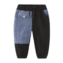 Load image into Gallery viewer, Patch Denim Sweatpants
