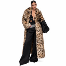 Load image into Gallery viewer, Luxe Leopard Print Coat

