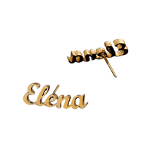 Load image into Gallery viewer, Custom Name Earrings
