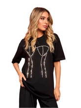 Load image into Gallery viewer, Diamond Corset Print T-Shirt-Modern Baby Las Vegas
