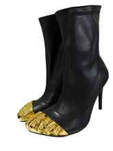 Load image into Gallery viewer, Gold Metal Toe Booties
