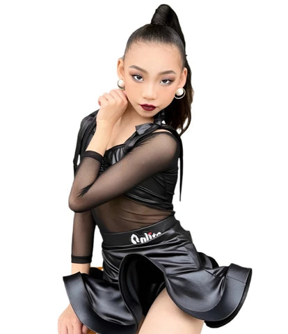 Mesh Patch Dress Set-Modern Baby Las Vegas