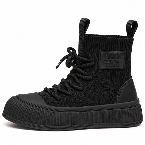 Knitted Thick Sole Boots