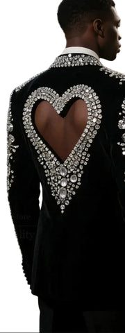 Hollow out Heart-Shaped Suit