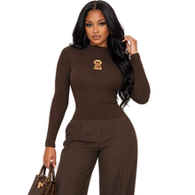 Load image into Gallery viewer, Long Sleeve Keyhole Top
