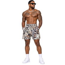Load image into Gallery viewer, Snake Print Shorts
