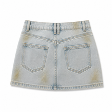 Load image into Gallery viewer, Brushed Pocket Denim Skirt
