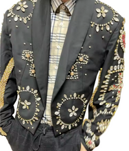 Load image into Gallery viewer, Luxury Beaded Short Blazer
