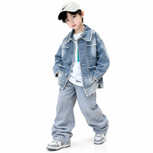 Load image into Gallery viewer, Vintage Gradient Denim Jacket
