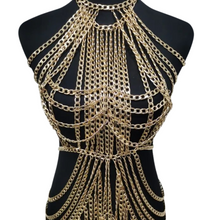 Load image into Gallery viewer, Gold Chain Dress
