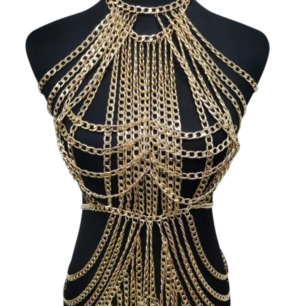 Gold Chain Dress