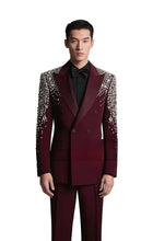 Load image into Gallery viewer, Hollow Out Back Crystal Suit
