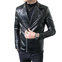Load image into Gallery viewer, Croc Leather Jacket
