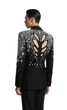 Load image into Gallery viewer, Hollow Out Back Crystal Suit
