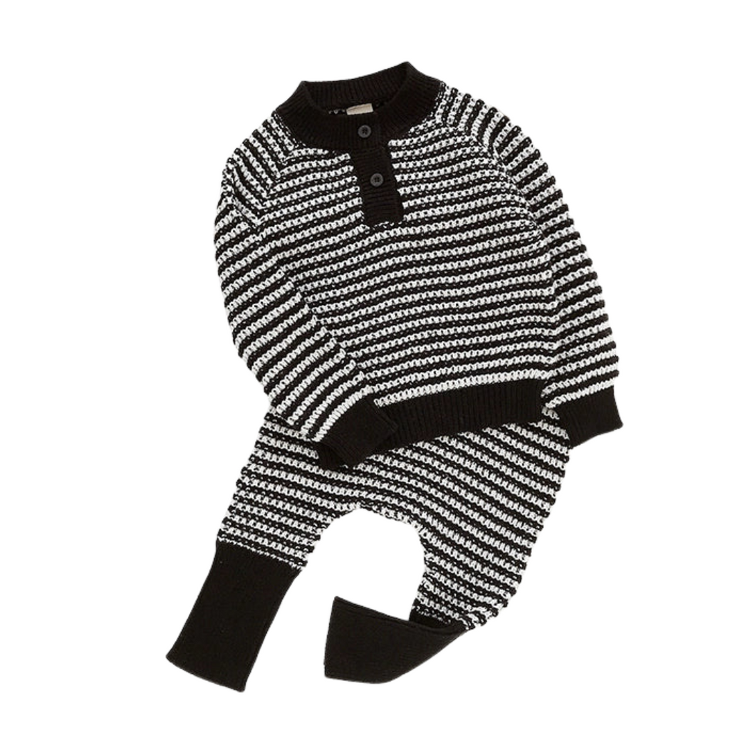 Striped Knit Set