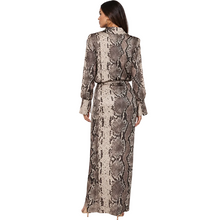 Load image into Gallery viewer, Snake Print Split Dress
