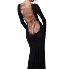Load image into Gallery viewer, Backless Lace-Up Maxi Dress
