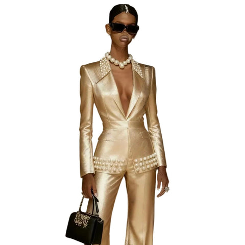 Pearl Lined Suit