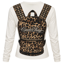Load image into Gallery viewer, Printed Leopard Backpack T-Shirt
