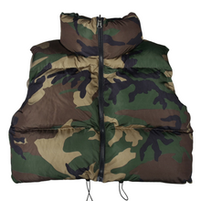 Load image into Gallery viewer, Camo Puffer Vest
