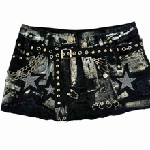 Load image into Gallery viewer, Y2K Rockstar Skirt
