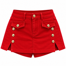 Load image into Gallery viewer, Button Denim Skirt
