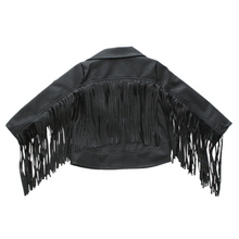 Load image into Gallery viewer, Tassel Leather Jacket
