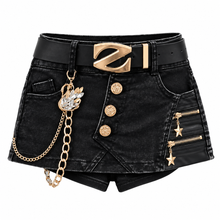 Load image into Gallery viewer, Rockstar Metal Accent Skort
