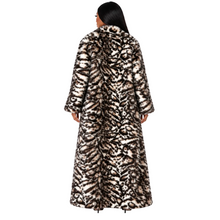 Load image into Gallery viewer, Leopard Print Fur Coat
