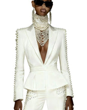 Load image into Gallery viewer, Pearl Shoulder Lined Suit
