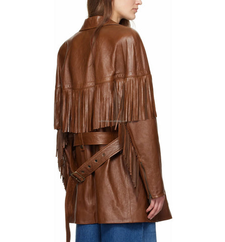 Fringe Leather Jacket