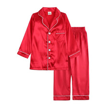 Load image into Gallery viewer, Lined Satin Pajama Set
