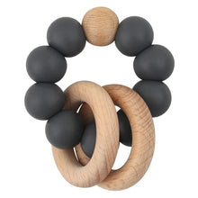 Load image into Gallery viewer, Round Wood Silicone Beaded Toy
