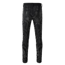 Load image into Gallery viewer, Beaded Design Denim Jeans
