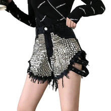 Load image into Gallery viewer, Rivet Denim Shorts
