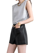 Load image into Gallery viewer, Genuine Leather Shorts
