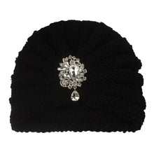 Load image into Gallery viewer, Knitted Crystal Turban
